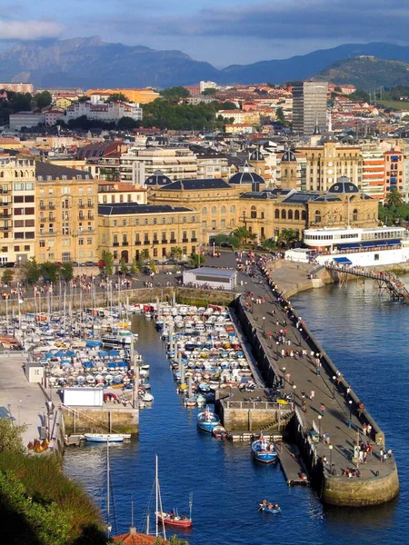 San Sebastian Krásné Pobřežní Město Baskicku Španělsko Evropa — Stock fotografie