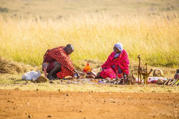 Masai Mara Espagne Août 2019 Connaître Culture Locale Masai Mara — Photo