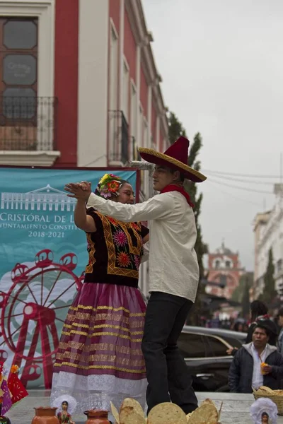 San Cristobal Las Casas México Abr 2019 Danças Tradicionais Durante — Fotografia de Stock