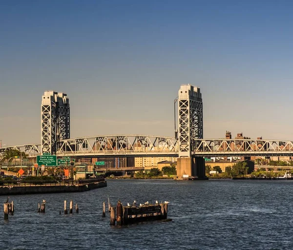 Vista Del Puente Triborough Ciudad Nueva York Estados Unidos Con —  Fotos de Stock