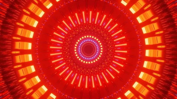 Μια Απόδοση Ενός Φουτουριστικού Φόντου Πολύχρωμα Αφηρημένα Φώτα Νέον Μεγάλη — Φωτογραφία Αρχείου
