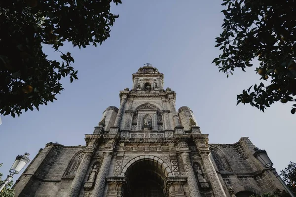 Vízszintes Lövés Iglesia San Miguel Jerez Spanyolország — Stock Fotó
