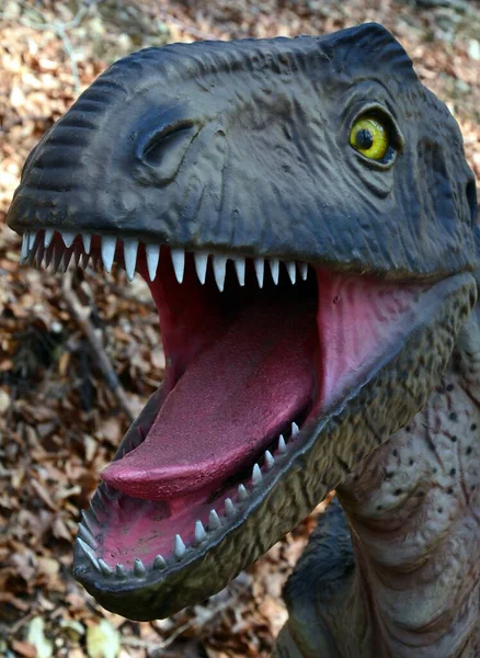 Rasnov Rumänien März 2016 Ist Der Einzige Dinosaurier Themenpark Rumänien — Stockfoto