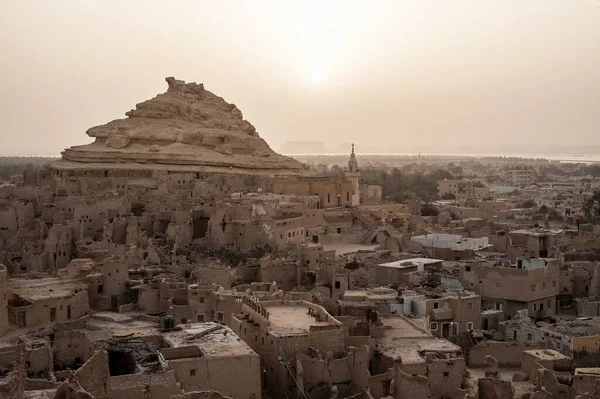 Beautiful Horizontal Shot Oasis Siwa Egypt Perfect Background — Stock Photo, Image