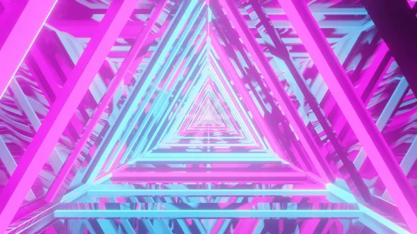Renderelés Futurisztikus Háttér Színes Absztrakt Neon Fények Nagy Kozmikus Háttér — Stock Fotó