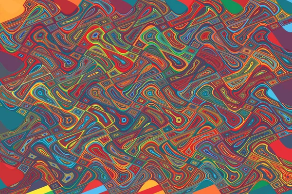 Psychedelische Abstracte Achtergrond Met Kleurrijke Vervlekken — Stockfoto