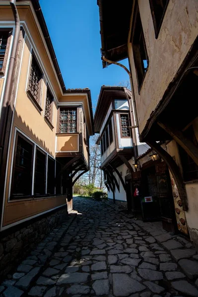 Disparo Vertical Nebet Tepe Plovdiv Bulgaria Perfecto Para Fondo — Foto de Stock