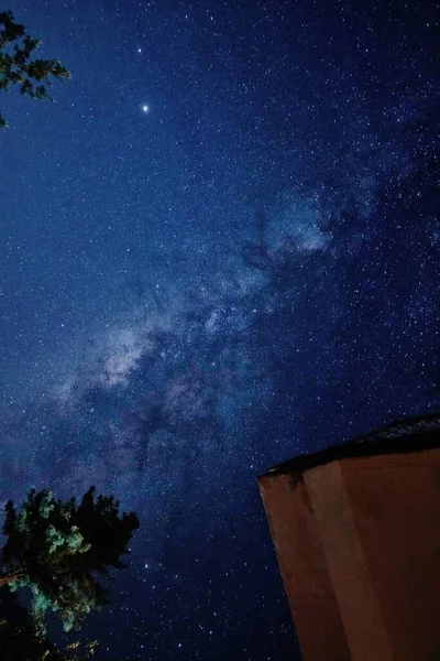 Ένα Κάθετο Πλάνο Ενός Γαλαξία Από Manali Ινδία — Φωτογραφία Αρχείου
