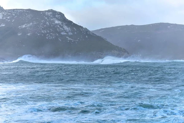 Image Ocean Waves Crashing Shore — Stock Photo, Image