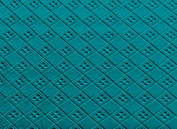 Tiro Close Uma Placa Vidro Colorido Com Formas Rhombic Fundo — Fotografia de Stock