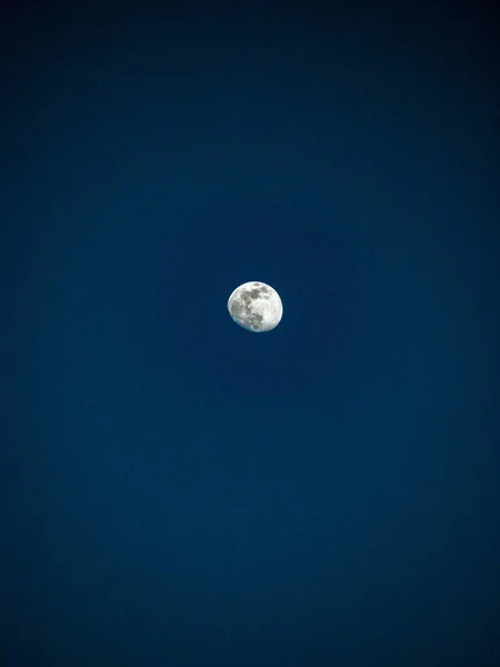 Plan Couper Souffle Lune Mystique Qui Brille Dans Nuit Idéal — Photo