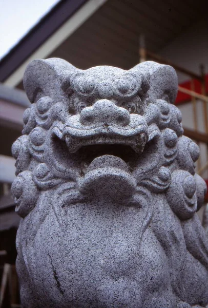 Tokyo Japan Jan 1994 Japanese Dragon Statue Temple — Stock Photo, Image