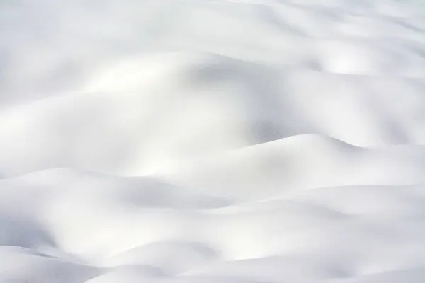 Gros Plan Belles Dunes Neige Pendant Journée — Photo