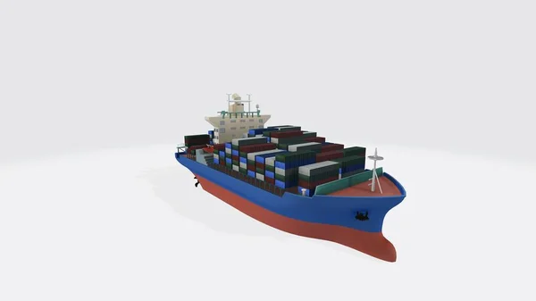 Eine Darstellung Eines Bootstransports Isoliert Auf Weißem Hintergrund — Stockfoto