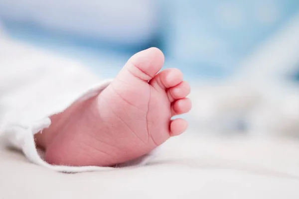 Shallow Focus Shot Toe Newborn Baby — Stock Photo, Image
