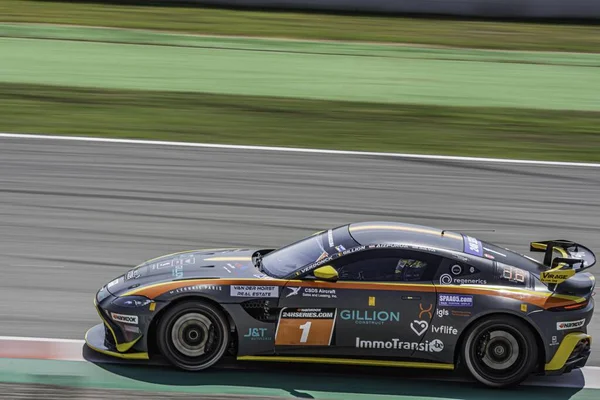 Barcelona Spagna Agosto 2019 Aston Martin Vantage Circuit Barcelona Catalunya — Foto Stock