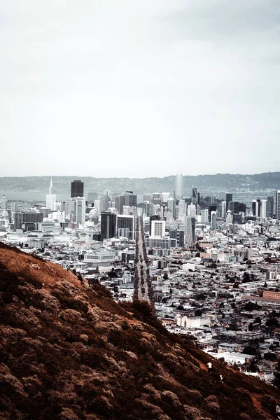 Kaliforniya Abd Deki Güzel San Francisco Nun Dikey Çekimi — Stok fotoğraf