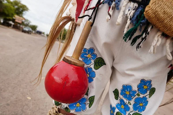 Close Acessórios Dança Comunidade Goreme Indiana Sinaloa Sonora Arizona — Fotografia de Stock