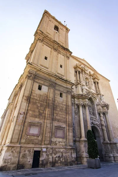 Een Geweldige Opname Van Santa Maria Basiliek Van Elche Spanje — Stockfoto