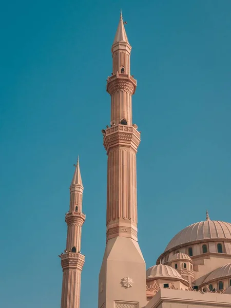 Mosquée Maghfirah Aux Émirats Arabes Unis Avec Ses Dômes Ses — Photo