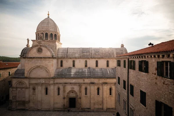Histórica Catedral Sibenik Dalmacia Croacia —  Fotos de Stock