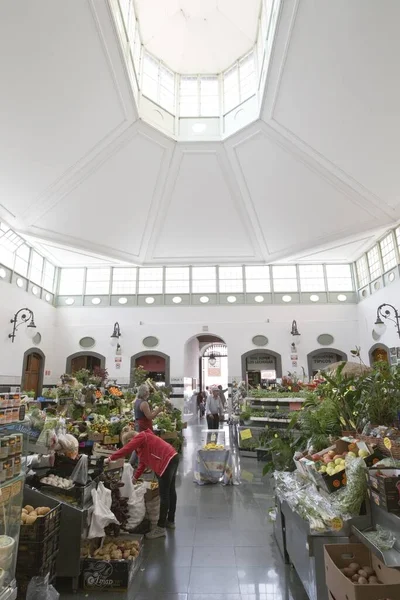 Palma Spain Apr 2020 Market Hall Palma Spain Вікна Даху — стокове фото