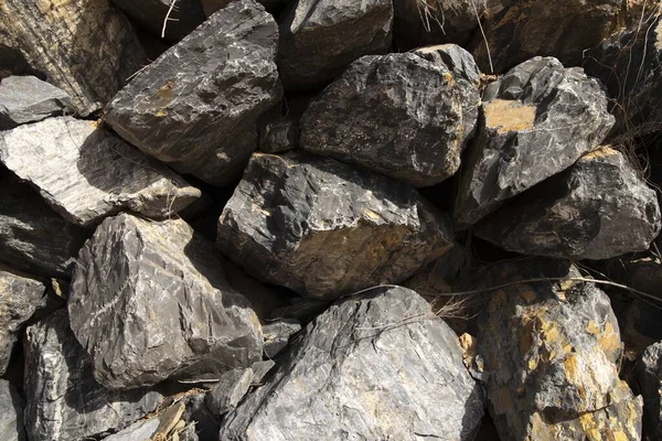 Primer Plano Rocas Con Esquinas Afiladas — Foto de Stock