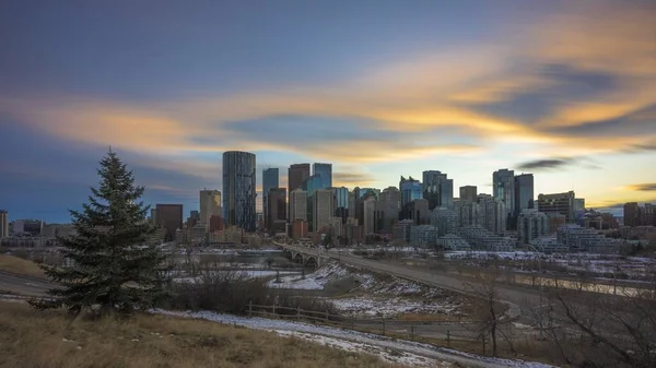 Budynki Śródmieścia Calgary Alberta Kanada — Zdjęcie stockowe