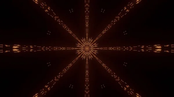 Altın Kahverengi Işıklandırmalı Bir Kozmik Arkaplan Dijital Duvar Kağıdı Için — Stok fotoğraf