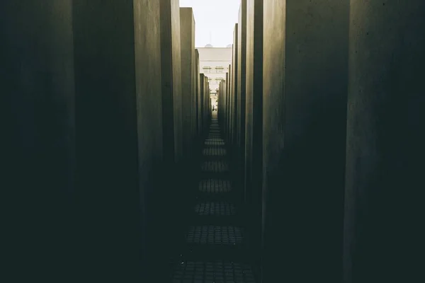 Das Berühmte Jüdische Holocaust Mahnmal Berlin — Stockfoto