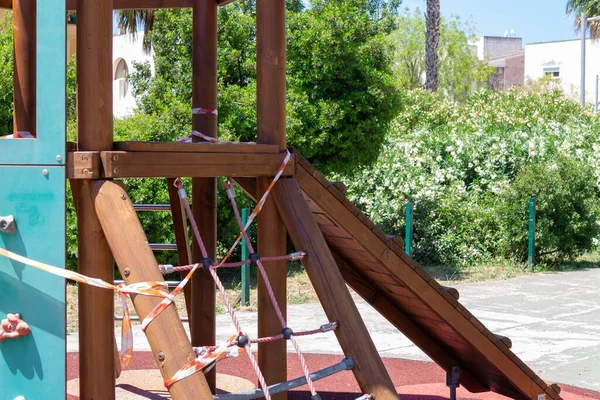 Primer Plano Equipo Parque Infantil — Foto de Stock