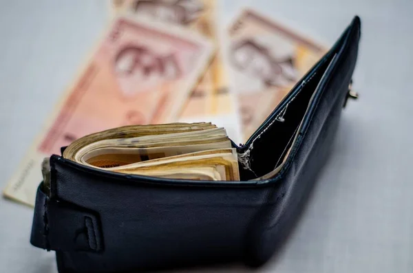 Closeup Shot Wallet Bosnia Herzegovina Money — Stock Photo, Image