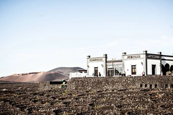 Lanzarote Espanha Fevereiro 2020 Vinhedos Museu Geria Lanzarote Ilhas Canárias — Fotografia de Stock