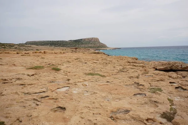 Las Piedras Costa Durante Día Chipre —  Fotos de Stock