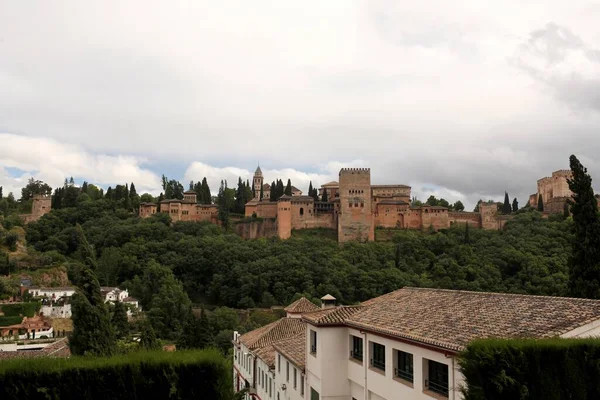 Una Toma Aérea Del Real Alcázar Granada España —  Fotos de Stock