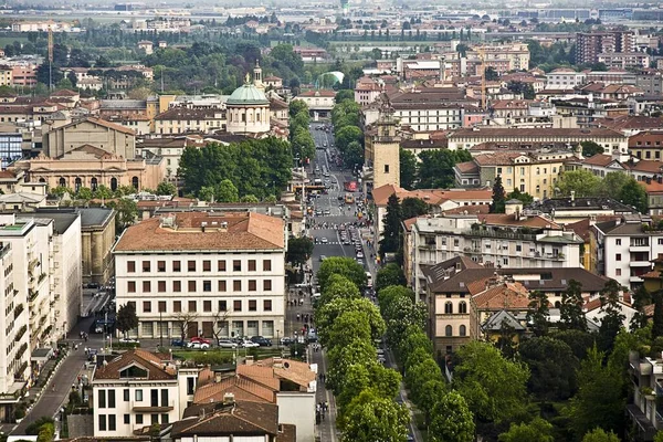 Bergamo Cidade Itália Bergamo Alta Cidade Velha — Fotografia de Stock