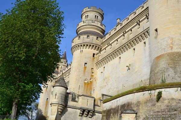 Paysage Fascinant Château Pierrefonds Picardie France — Photo