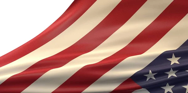 Estados Unidos América Bandeira Ilustração — Fotografia de Stock