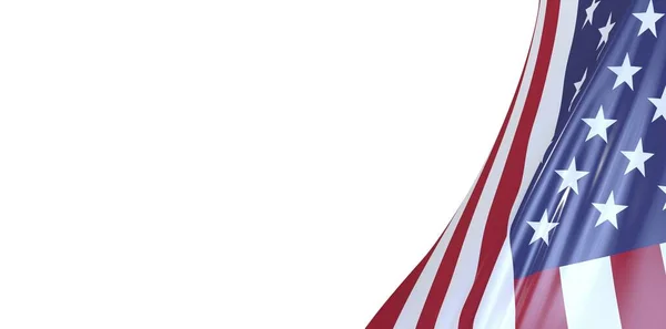 Estados Unidos América Bandera Ilustración — Foto de Stock