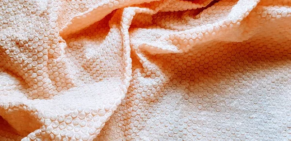 Egy Közelkép Egy Pamut Textil Felületről — Stock Fotó