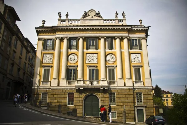 Bergamo Város Olaszországban Bergamo Alta Óváros — Stock Fotó