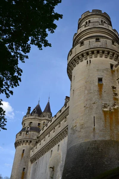 Krásný Záběr Hrad Pierrefonds Picardie Francie — Stock fotografie