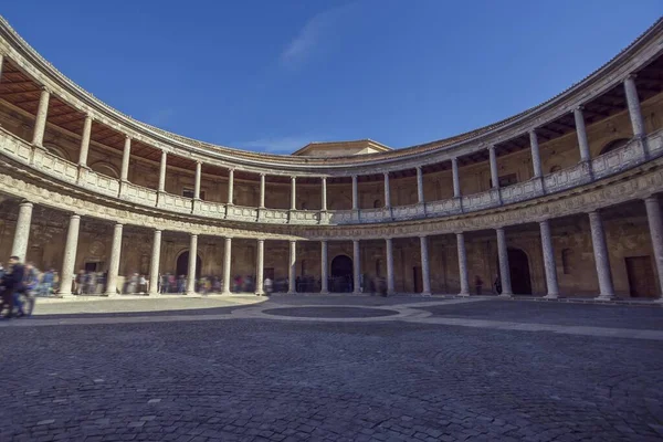 Palace Charles City Granada Spain — Stock Photo, Image