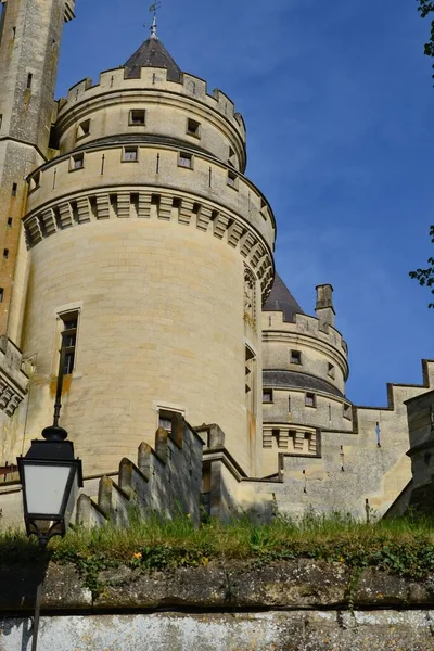 Vacker Bild Pierrefonds Slott Picardie Frankrike — Stockfoto