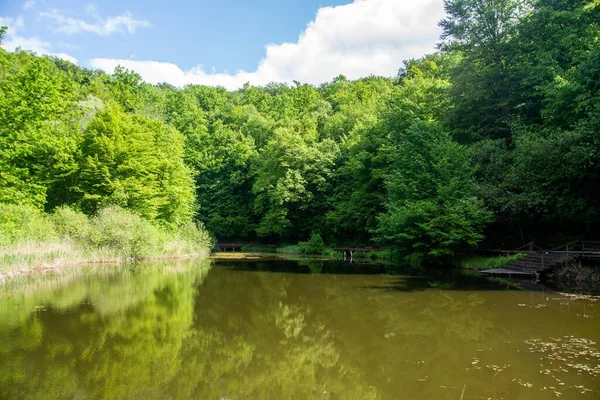 Lago Paraschiva Sovata Resort — Fotografia de Stock