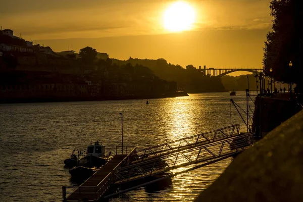 Una Splendida Vista Della Costa Verde Oporto Portogallo — Foto Stock