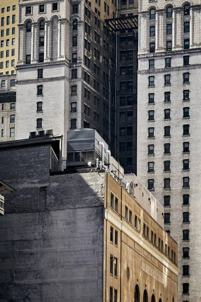 Plan Couper Souffle Des Bâtiments New York Aux États Unis — Photo