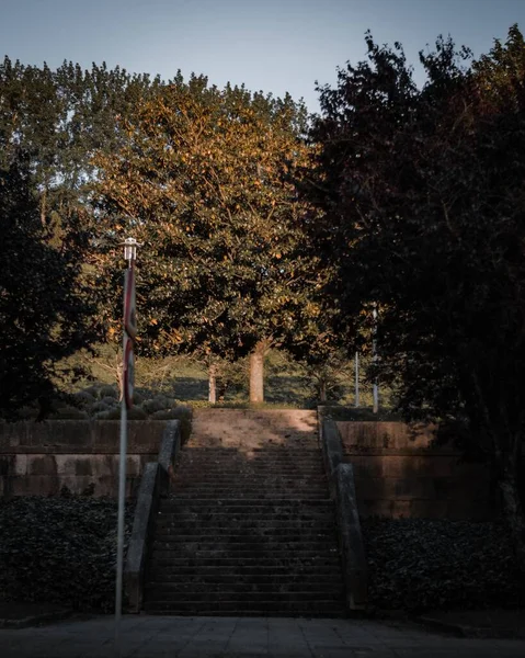 Las Escaleras Parque Día Soleado — Foto de Stock