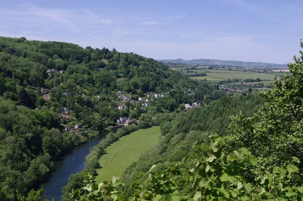 River Wye Green Valley Area Outstanding Natural Beauty Symonds — Stock fotografie
