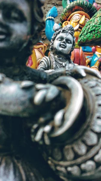 Straat Artefacten Van Hindoe God Lord Krishna — Stockfoto